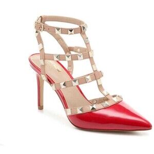 NIB Mix No. 6 Liraven - Red - Size 6.5 - Rockstud Inspired